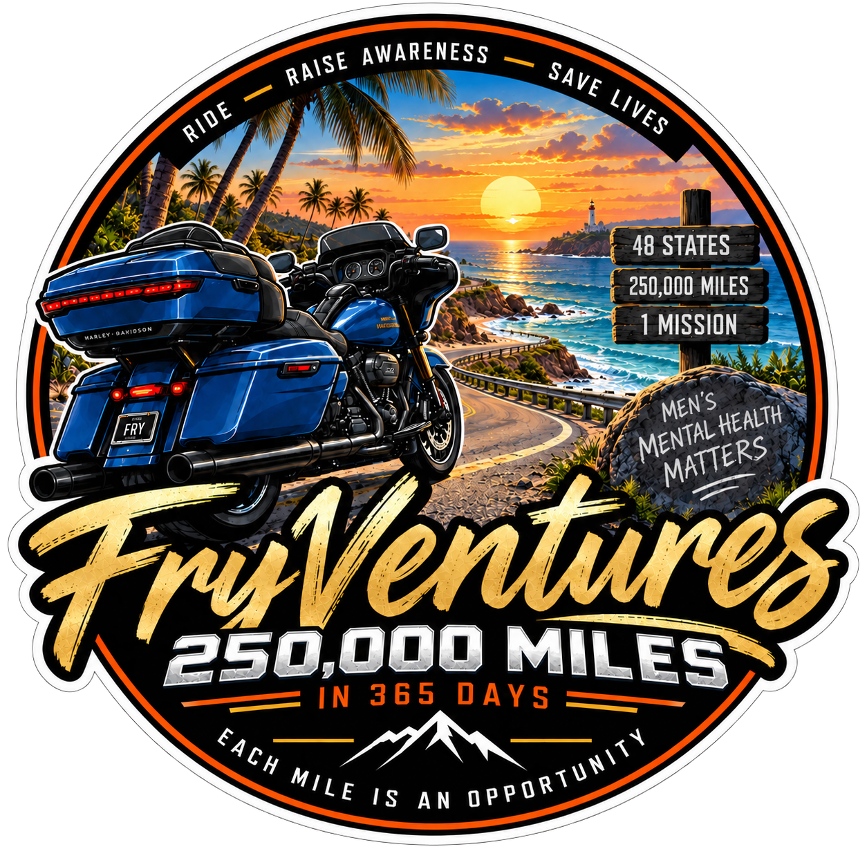 FryVentures coastal challenge badge