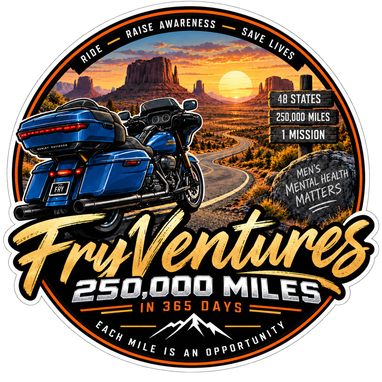 FryVentures desert challenge badge