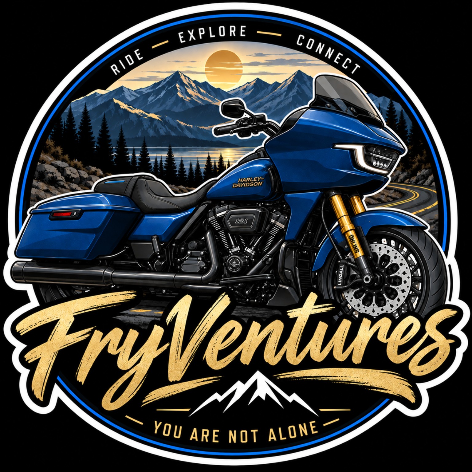 FryVentures. Ride, explore, connect. You are not alone.